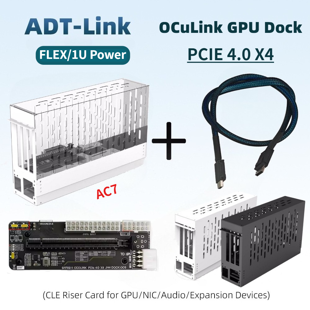External Gpu Dock Pcie 4.0 Oculink - 50CM Oculink EGPU Grafische Kaart Dock