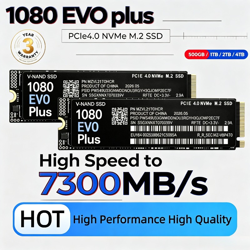 M.2 Nvme 4Tb Pcie 4.0 Ssd - Origineel NIEUW 1080 EVO Plus M.2