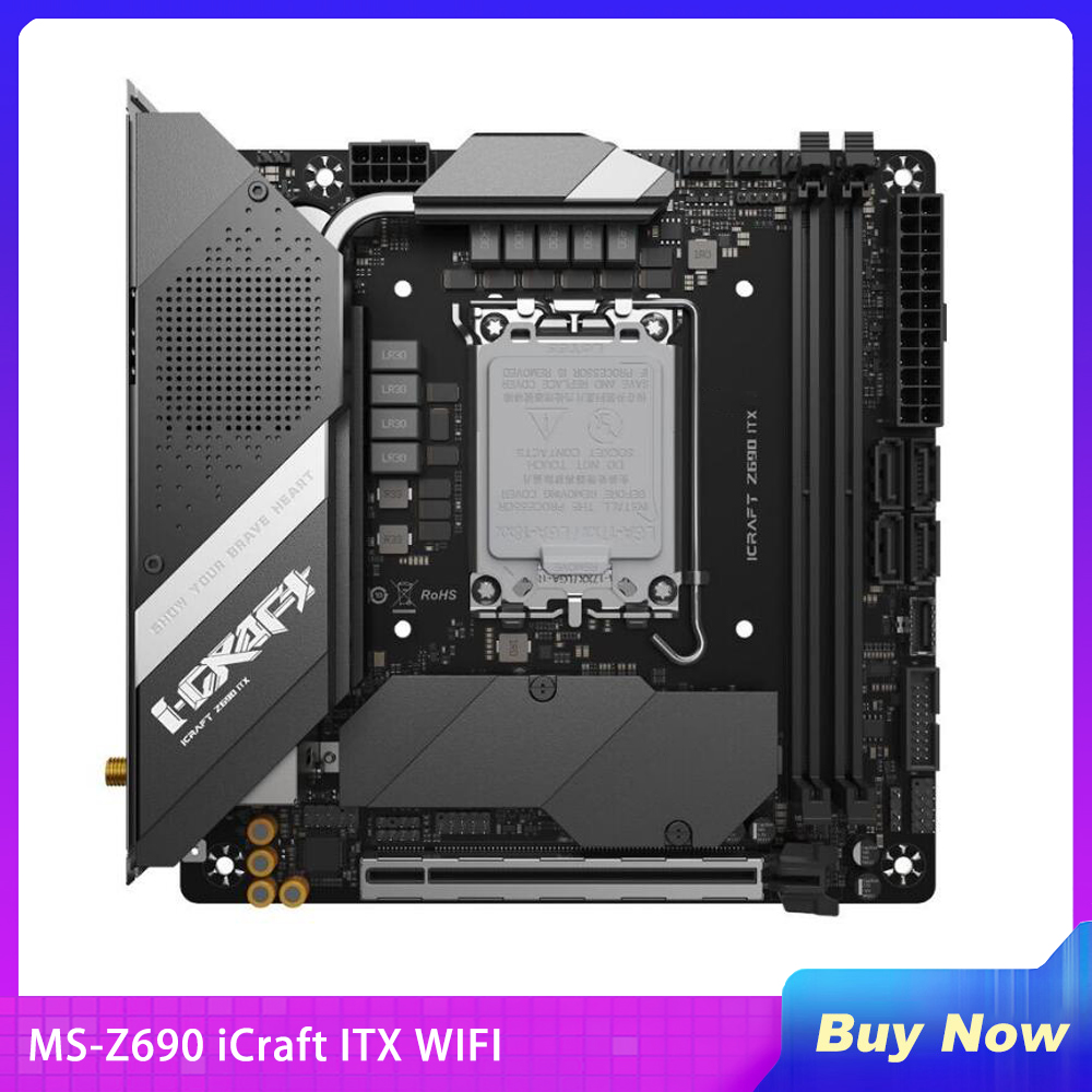 Lga 1700 Ddr5 Itx Motherboard - Nieuw MS-Z690 iCraft ITX WIFI Desktop