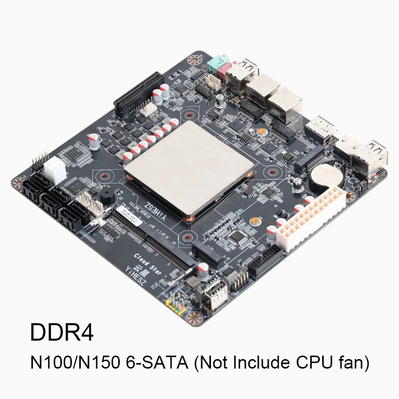 6-baays N100/N150 NAS moederbo - Nas Motherboard N100 6 Sata recensie en prijs