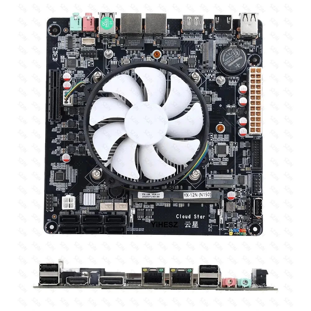 6-baays N100/N150 NAS moederbo - Nas Motherboard N100 6 Sata recensie en prijs