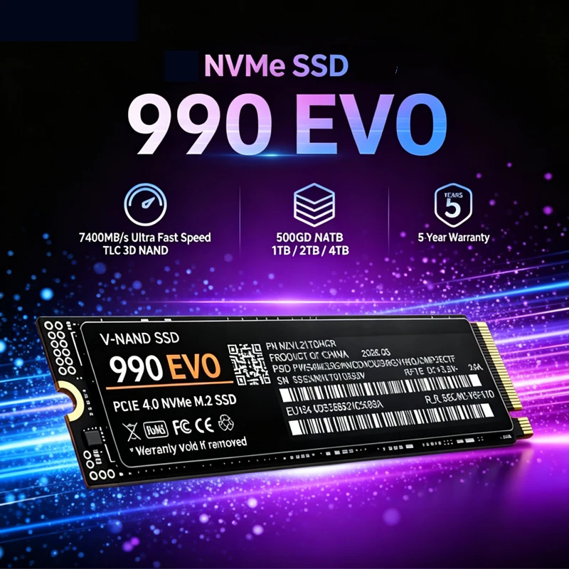 Gaming M.2 NVMe SSD 990 EVO PC - M.2 Nvme 4Tb Pcie 4.0 Ssd recensie en prijs