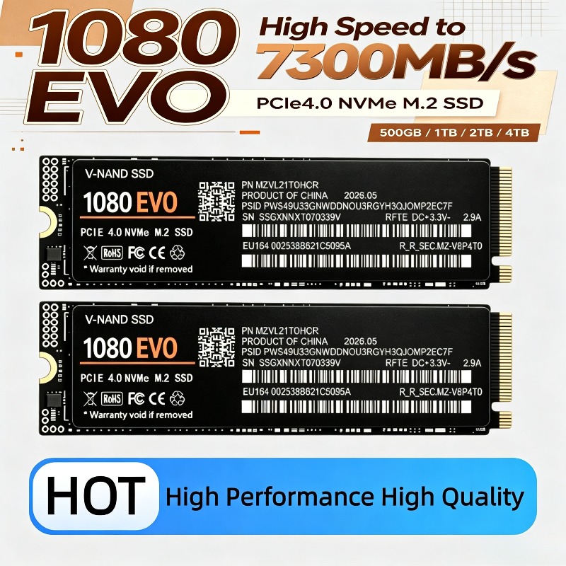 2026 NIEUW 1080 EVO M.2 NVMe P - M.2 Nvme 4Tb Pcie 4.0 Ssd recensie en prijs