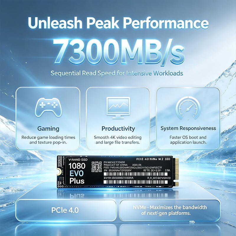 Origineel NIEUW 1080 EVO Plus  - M.2 Nvme 4Tb Pcie 4.0 Ssd recensie en prijs