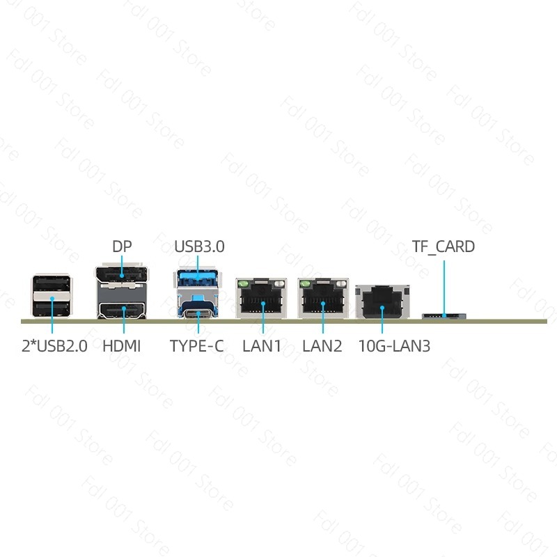N100 moederbord Dual 2.5G 10G  - Nas Motherboard N100 6 Sata recensie en prijs