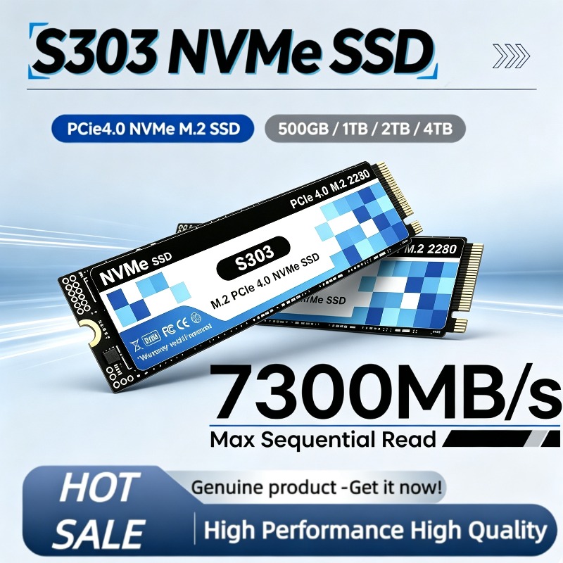 S303 4TB SSD NVMe M.2 PCIe 4.0 - M.2 Nvme 4Tb Pcie 4.0 Ssd recensie en prijs