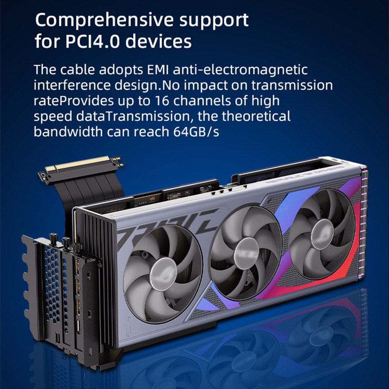 TEUCER Verticale GPU Montagebe - Pcie 4.0 X16 Riser Cable 90 Degree recensie en prijs