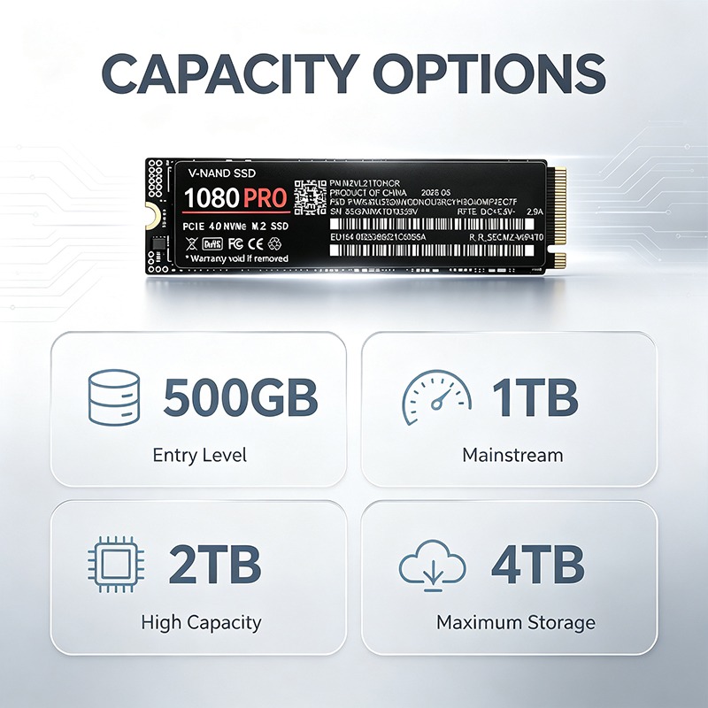 Originele 1080PRO PCIe 4.0 M.2 - M.2 Nvme 4Tb Pcie 4.0 Ssd recensie en prijs