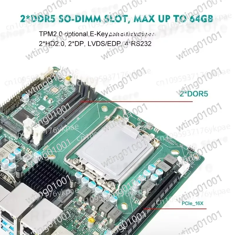 13e generatie Mini ITX moederb - Lga 1700 Ddr5 Itx Motherboard recensie en prijs