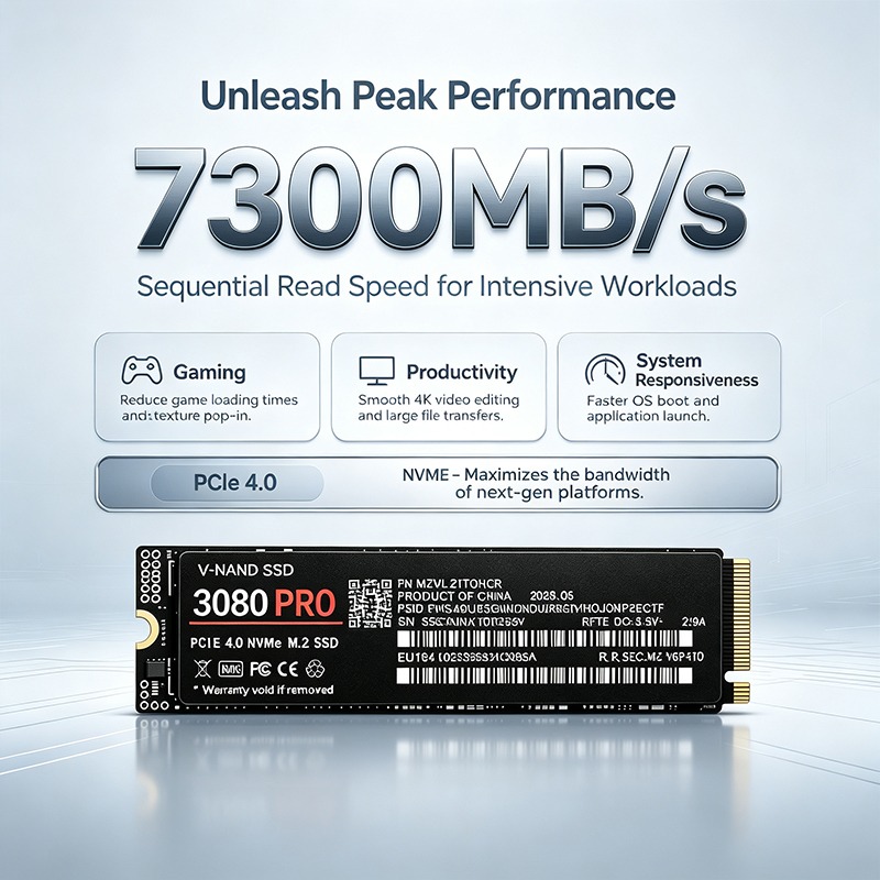 Gaming M.2 NVMe SSD 3080PRO PC - M.2 Nvme 4Tb Pcie 4.0 Ssd recensie en prijs